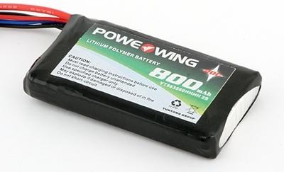 800mAh 2S 7.4V 20C LiPo Battery w/ JST