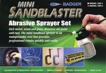 Badger Mini Sandblaster Abrasive Spray Gun Set BAD260-3