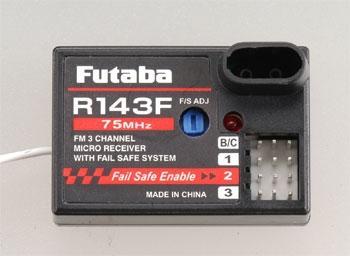 Futaba R143F FM w/Fail Safe 75MHz FUTL0354