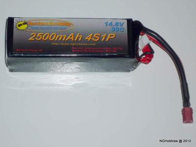 4 Cell 2500mAh LiPo Battery