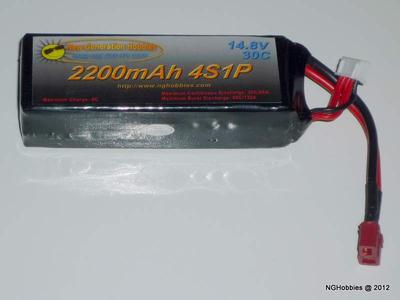 4 Cell 2200mAh LiPo Battery