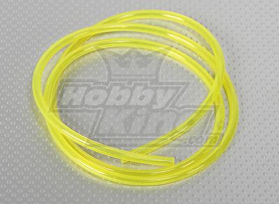 Silicon fuel pipe (1 mtr) Yellow for Gas/Nitro Engines 4x2.5mm