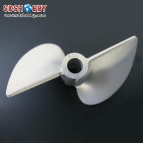 1PC* 2 Blades 40mm CNC Aluminum Alloy Positive/ Reverse Propeller for RC Boat with Pitch 1.9mm, Aperture 4.76mm