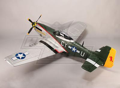 P-51D Gunfighter 1600mm EPO w/Electric Retracts, Flaps, Lights (PNF)