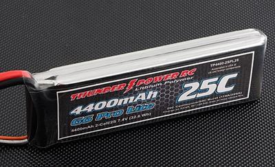 4400mAh 2S 7.4V 25C LiPo Battery
