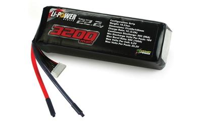 3200mAh 6S 22.2V 30C LiPo Battery