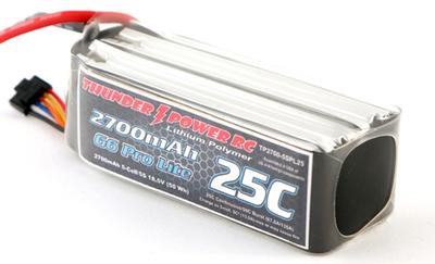2700mAh 5S 18.5V 25C LiPo Battery