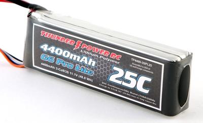 4400mAh 3S 11.1V 25C LiPo Battery