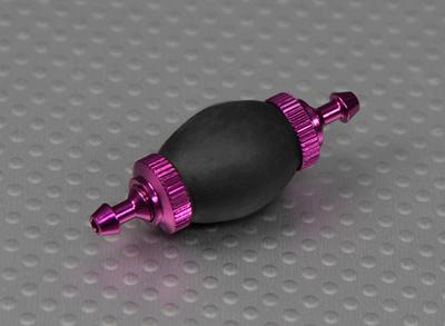Aluminum 1/8 Fuel Priming Bulb (Purple)