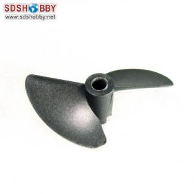 Two Blades 38 Nylon Propeller with Aperture=4.76mm, Diameter=38mm, Pitch=1.4 for RC Boat