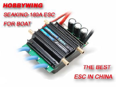 Seaking-180A 2-6S Brushless ESC W/Water cooling for Boat V2