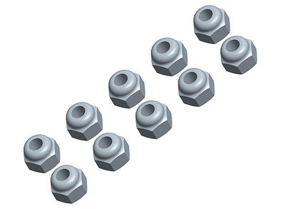 10pc Nylock Nut (M3) - 110BS, 118B, A2027, A2029, A2031, A2032, A2033, A2035 and A3007