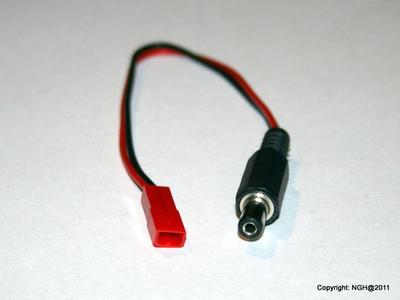 6" Li-Po Power Cable for Lawmate Rx