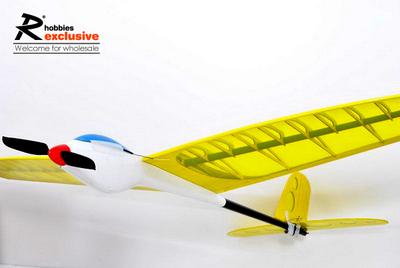 3 Channel RC 1.2M E-385 Funny Guy RC Glider - Red (US Warehouse)