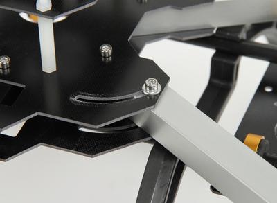 HobbyKing 650X6 Folding HexaCopter Frame with Tall Crab Landing Gear (KIT)