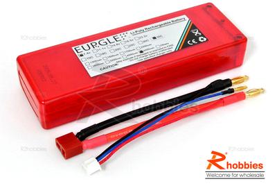 Eurgle 7.4v 2S1P 35C 4400mAh RC Car Performance Lithium Polymer Lipo Battery