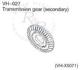 Transmission gear (secondary) (VH-X5071)