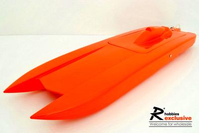 32.3" EP Fibreglass RC Godspeed-U Catamaran ARR Racing Boat