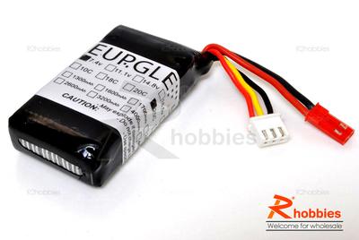 Eurgle 7.4v 2S1P 25C 900mAh Lipo Battery (for Lama EP Helicopter)
