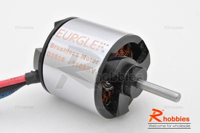 Eurgle RC Plane 1180kv (rpm/v) D2816 Brushless Outrunner Back Mounting Motor