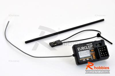 Eurgle 2.4Ghz 3 Channel RC Digital Receiver with Failsafe