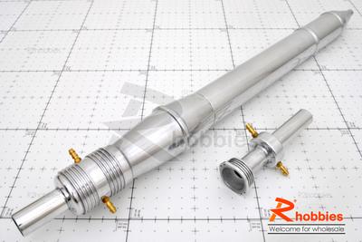 RC Boat GP45 475mm Engine Exhaust Tune Pipe with Muffler