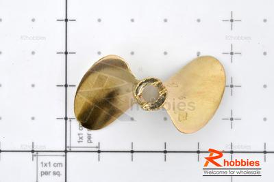 Î¦4.76 x Î¦45mm RC EP Boat Copper Slotted Propeller