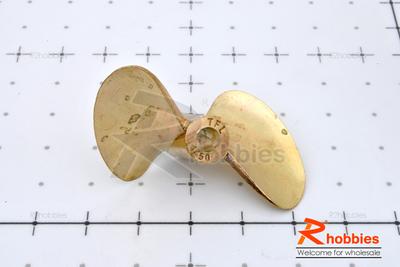 Î¦4.76 x Î¦45mm RC EP Boat Copper Slotted Propeller