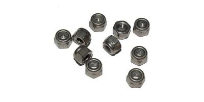 Steel Hex Lock M3 Nuts(10pcs)