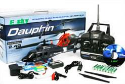 Esky Dauphin 4CH RC Helicopter - 2.4GHz Version
