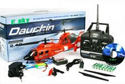 Esky Dauphin 4CH RC Helicopter - 2.4GHz Version
