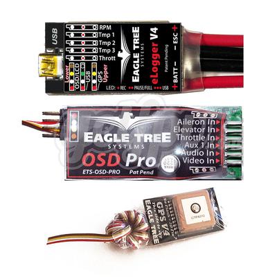 OSD Pro Pkg with 100A eLogger/Wire Leads and GPS