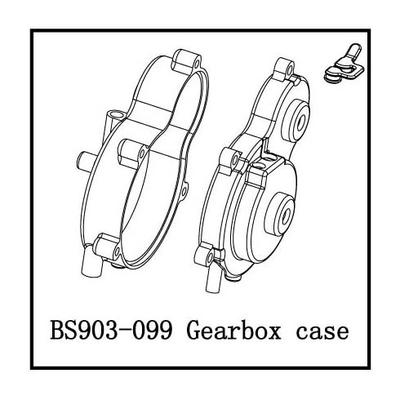 Redcat Racing GearBox BulkHead Front/Rear REDBS903-099