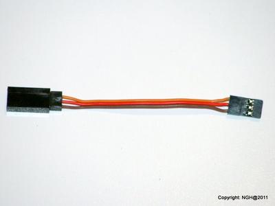 7cm 26AWG Servo Extennsion cable