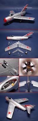 MIG-15 Fighter R/C Ducted Fan Jet Plug-n-Fly