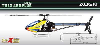 Align T-Rex 450 Plus DFX Bind to Fly Helicopter Super Combo AGNRH45E09X
