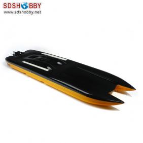 Fiberglass Cat Brushless RC Model Electric Boat with Double Propellers and 2pcs*2848 Motors