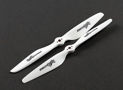 MultiStar White Edition 10x3.3 Multi-Rotor Wood Props (CW/CCW Set) (T-Style Direct bolt)