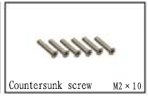 Countersink Screw M2x10 for SJM 180 Helicopter SC8015L