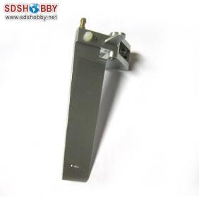 Aluminum Alloy 28 Single Rudder L120mm * H 28mm with 5MM Single Water Pickup for RC Boat