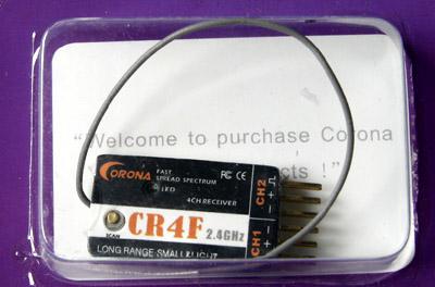 2.4G CORONA 4-Channel Mini FHSS Receiver for CT8F/CT8J FHSS RF Moules CR4F