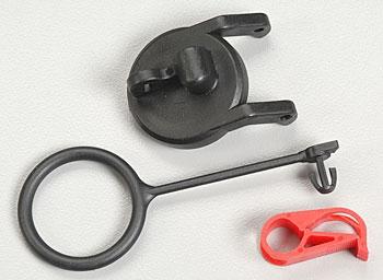 Traxxas Pull Ring Eng Fuel Cap Shut Off Clamp Revo TRA5367