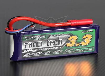 Turnigy nano-tech 3300mah 2S 45~90C Lipo Pack