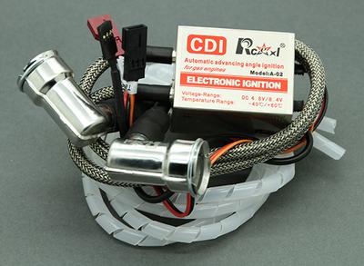 Rcexl Twin Cylinder CDI Ignition for NGK BPMR6A-14mm 90� Caps