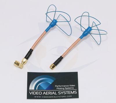 VAS - 2.3 GHz Bluebeam Whip Antenna Set  RHCP - Straight