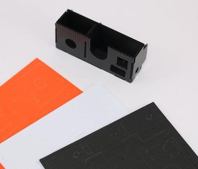GoPro HERO3 & CCD Cam Housing - Orange Coroplast