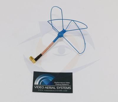 VAS - 1.3 GHz Cloverleaf Whip Antenna RHCP - Right Angle