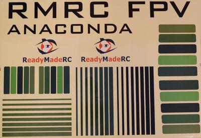 RMRC Anaconda - Snake Decal Kit - GREEN