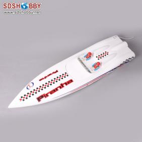 Piranha 600 Electric Brushless RC Racing Boat Fiberglass with 2858 KV2881 Motor with Water Cooling+50A ESC with BEC