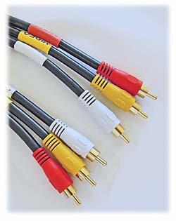 RCA Plug Cable (3), High Performance